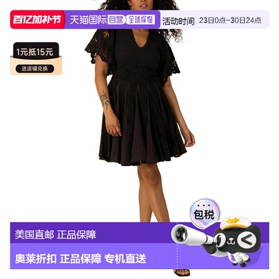 自营Hale Bob Journi Mini Dress - black 美国奥莱直发连衣裙