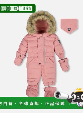 自营 deux par deuxOne Piece婴儿原创蓬松雪服粉粉-粉 美国奥莱