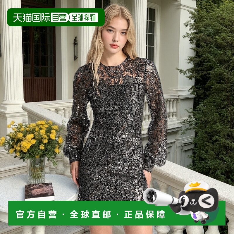 1h可退 【美国直邮】michael kors 女士 连衣裙蕾丝紧身裙子