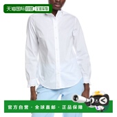 Klein Blouse Micro 自营Anne Pleat Frill white 美国奥莱直发