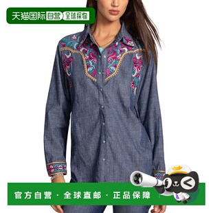 blue 自营Johnny 美国奥莱直发 denim Shirt Was Deidre