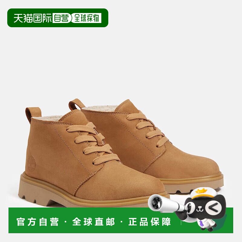 自营Timberland Rowan Way保暖衬里TB0A42GJEM5女士棕色Chukka靴T