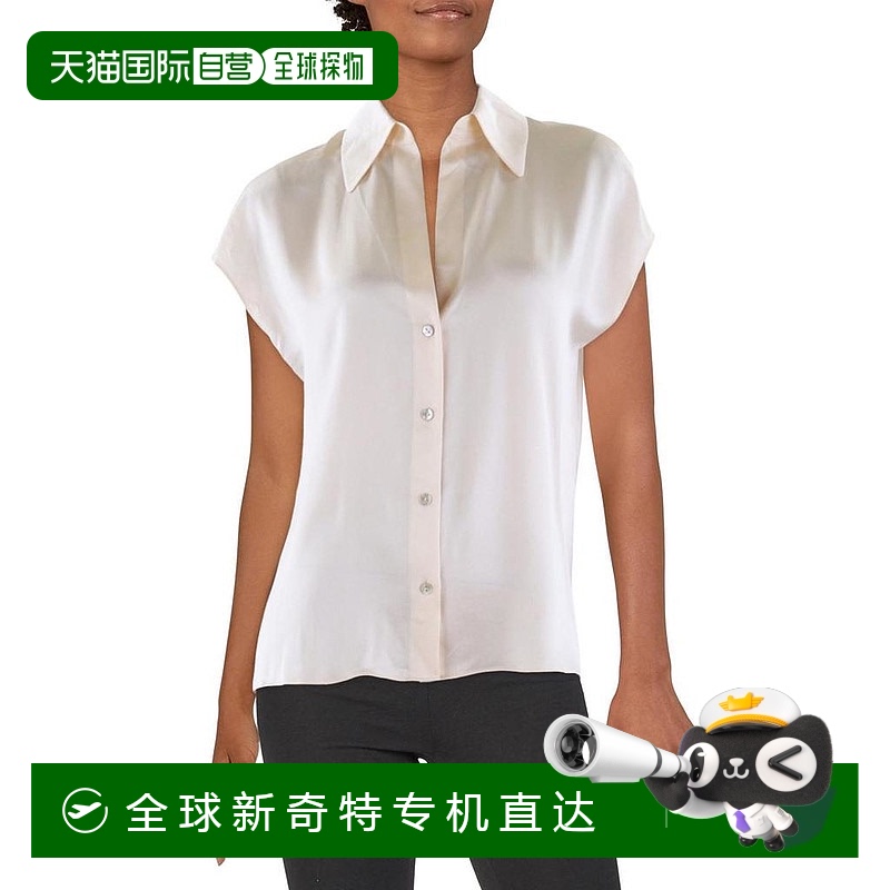 1h可退 【美国直邮】vince 女士 衬衫真丝上衣