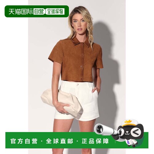 自营walter bakerCARLA TOP-棕色 美国奥莱直发