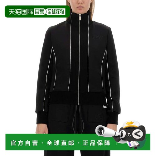 自营off-whiteTechnical Fabric Jacket - black 美国奥莱直发