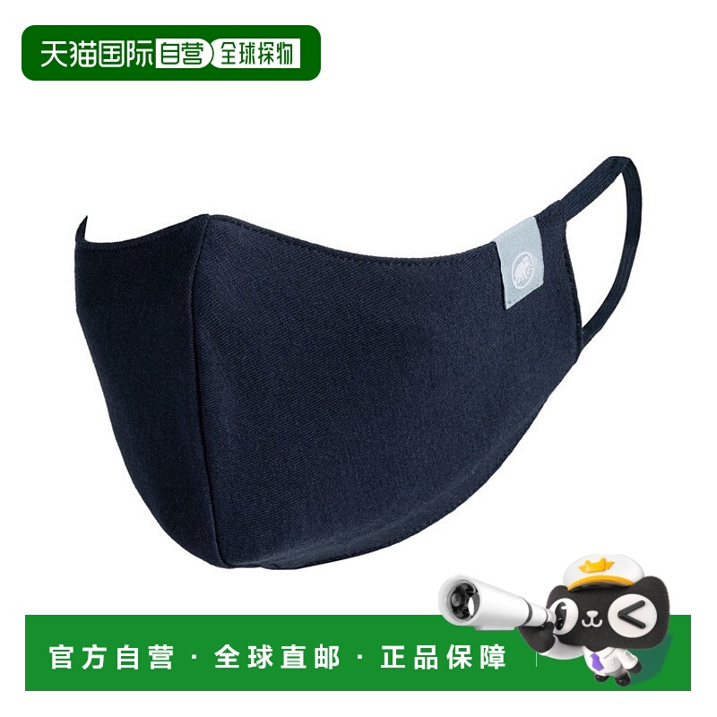 自营 日潮跑腿MAMMUT猛犸象 口罩 black M 1191-01180o