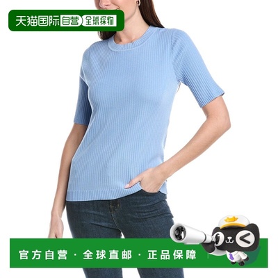 自营Jones New York Sutton T-Shirt - blue 美国奥莱直发针织衫