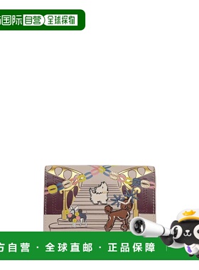 自营radleyParty Pals Medium Flapover Wallet - porcini 美国奥