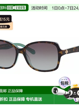 自营 Kate Spade KS AYLEEN/S VPU 5M女式蝴蝶太阳镜-哈瓦那绿 美