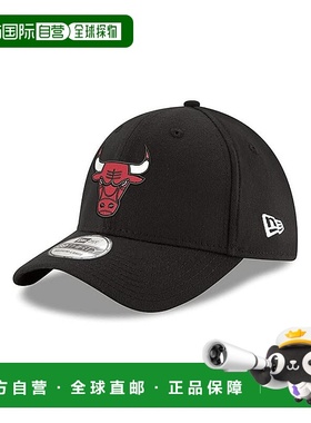 自营 New Era NBA芝加哥公牛队经典39Thirty弹力帽-黑色-中号/大-