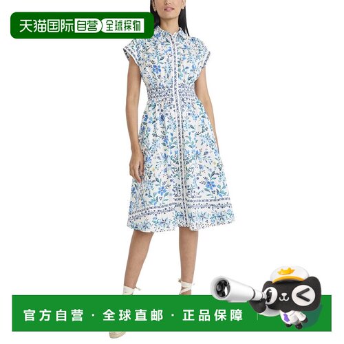 自营Maggy London Midi Dress - white 美国奥莱直发连衣裙