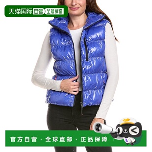 自营Bogner Naima Glossy Puffer Vest - blue 美国奥莱直发