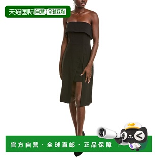 自营black halo黑色Halo Louie紧身连衣裙-黑色 美国奥莱直发