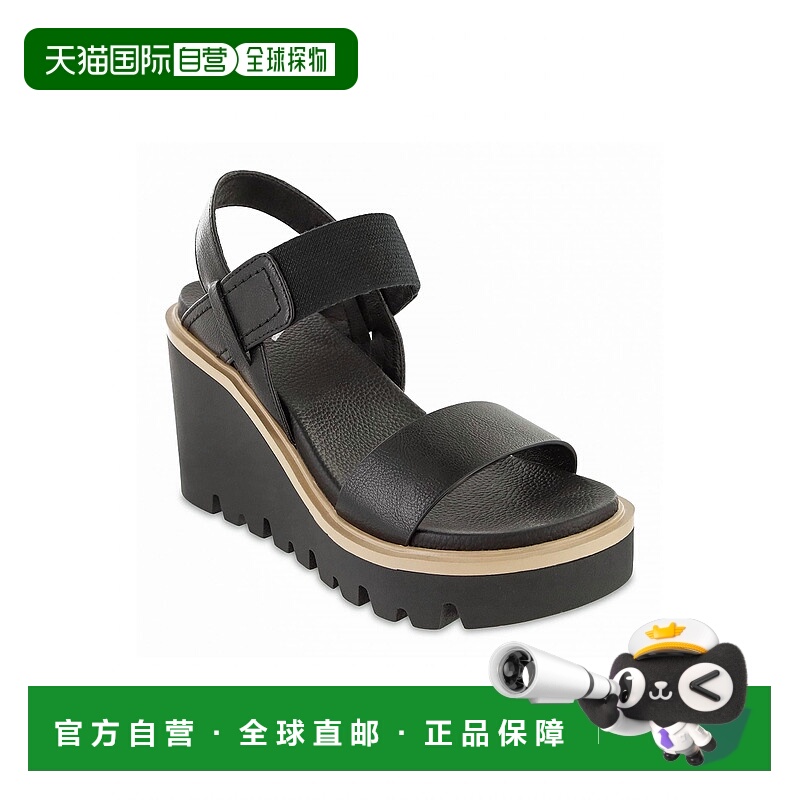 自营miaWomen's Ciji Wedge Sandals In Black - black 美国奥莱