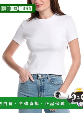 自营perfectwhitetee Ribbed T-Shirt - white 美国奥莱直发