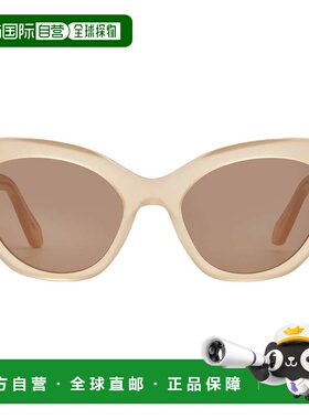 自营salvatore ferragamoFerragamo Brown Cat Eye Ladies Sungla