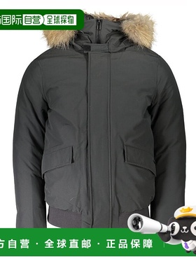 自营 Woolrich棉男式夹克-灰色 美国奥莱直发