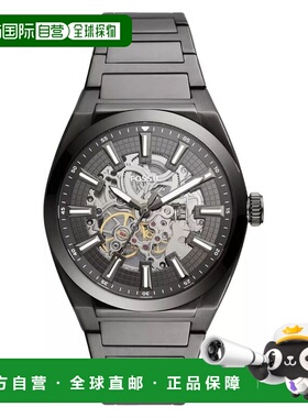 自营Fossil Men's Everett Grey Dial Watch - grey 美国奥莱直发