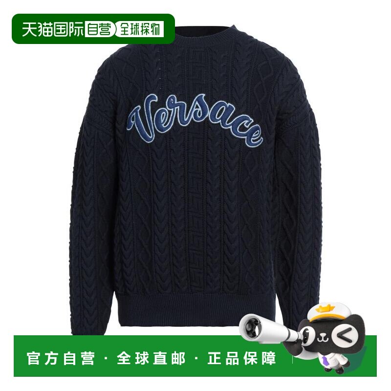 1h可退 【美国直邮】VERSACE 男装针织衫 毛衣 85 棉 15 聚酯纤维
