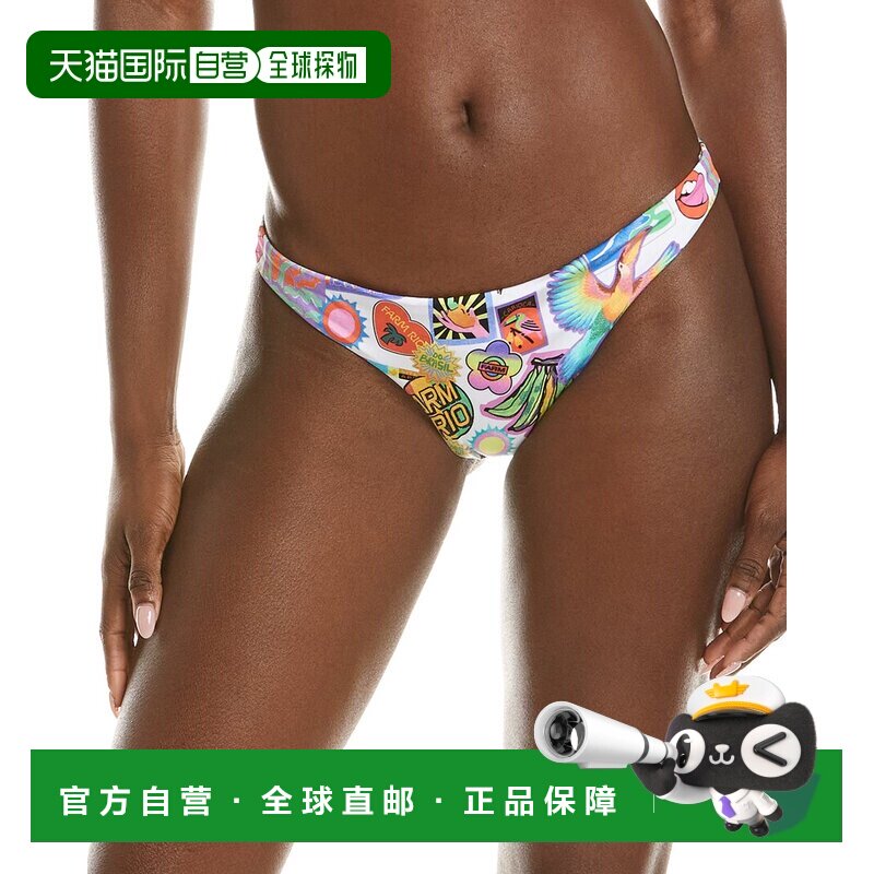 自营FARM Rio Farm Rio Sticker Bikini Bottom - multi 美国奥莱