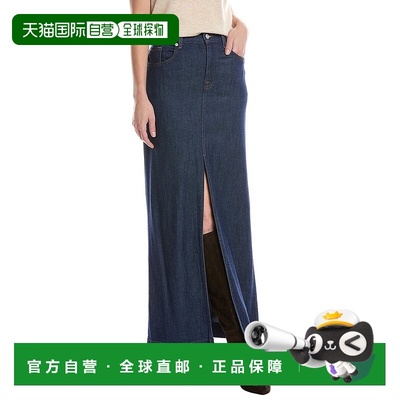 自营7 for all mankind7全人类长裙-蓝色 美国奥莱直发