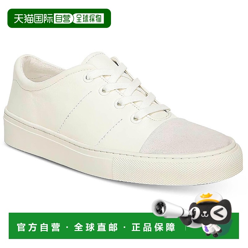 自营via spigaSybil女式皮革低帮休闲时尚运动鞋-牛奶皮革 美国奥