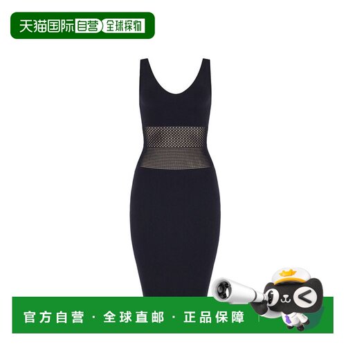 自营wolfordMosaic Net Dress - black 美国奥莱直发连衣裙包臀裙