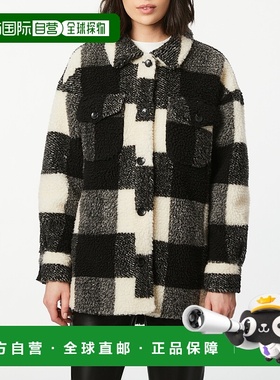 自营 bernardoSherpa Shacket - 黑色/白色 美国奥莱直发外套