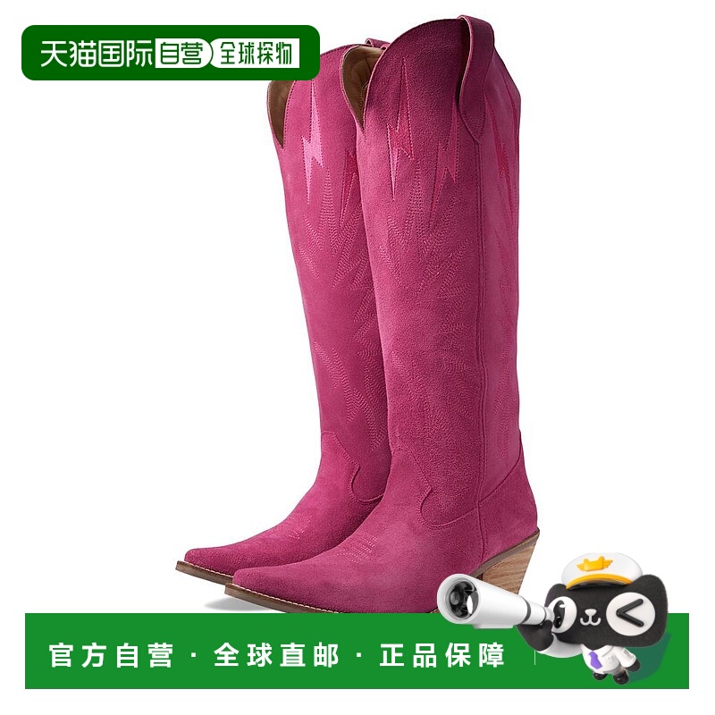 1h可退 【美国直邮】Dingo Thunder Road 女士及膝西部靴 时尚舒