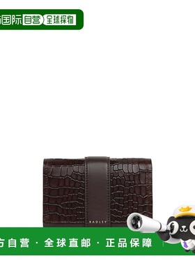 自营radleySloane Mews - Faux Croc Medium Flapover Wallet - d