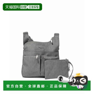 自营baggallini Women's Cross Over Crossbody Bag with RFID Wr
