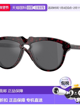 自营Burberry 男士 58 毫米红色哈瓦那太阳镜 - 红色哈瓦那 【美