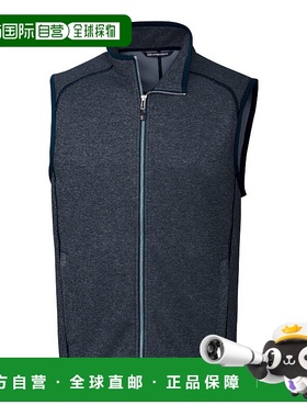 自营 cutter & buckCutter&Buck Mainsail针织男式全拉链背心-自