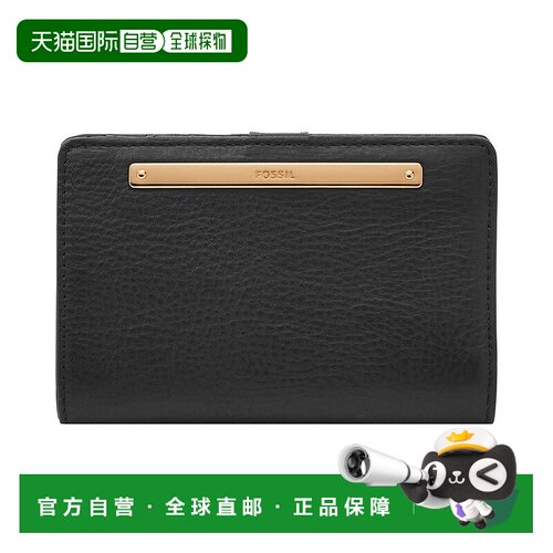 【美国直邮】fossil 通用 钱包化石真皮证件多功能皮钱包钞票
