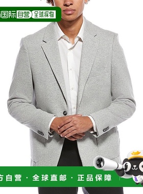 自营Report Collection Popcorn Texture Sportcoat - gray 美国