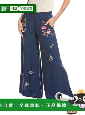 自营 johnny was约翰尼是Moesly裤子-蓝色 美国奥莱直发休闲裤