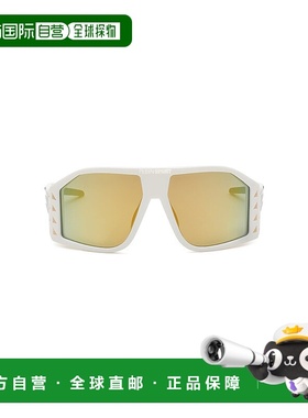 自营 PLEIN SPORT波浪发电机X.02-白色/金色 美国奥莱直发太阳镜