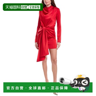 自营 Nicholas Ellara 迷你连衣裙 - 红色 美国奥莱直发性感