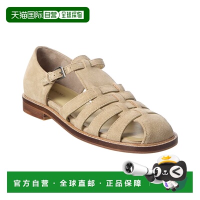 自营Free People Willow Suede Fisherman Sandal - beige 美国奥