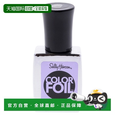 美国直邮Sally Hansen炫彩箔片指甲妆 - 130 紫罗兰炫光女士指甲-