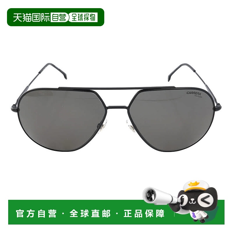 自营Carrera Polarized Grey Pilot Men's Sunglasses CARRERA 27