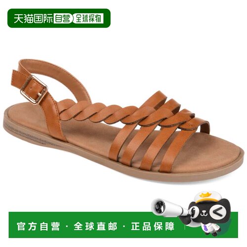 自营journee collectionJournee 女士 Solay 凉鞋 - 黄褐色 美国