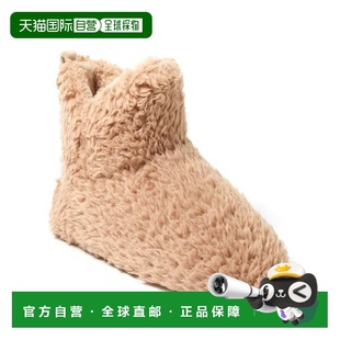 自营Dearfoams Women's Chelsea Shaggy Pile Bootie Fuzzy House