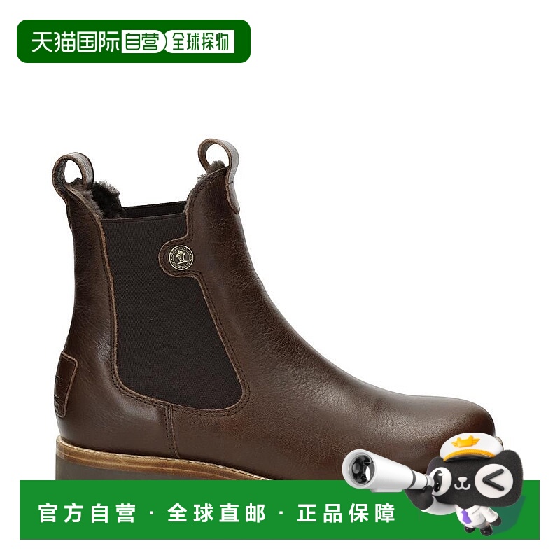 自营Panama Jack Women's Francesca B13 Brown Leather Chelsea