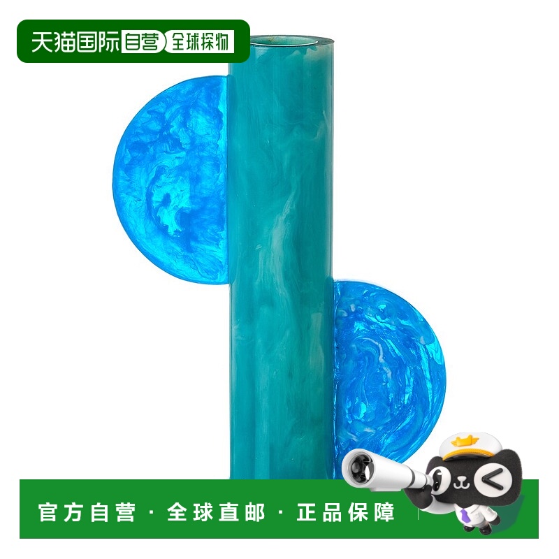 自营Jonathan Adler Como Cylinder Vase - blue 美国奥莱直发