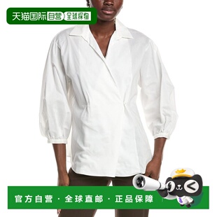 自营Weekend Blend white 美国奥 Silk Top Ceci Mara Max Wrap
