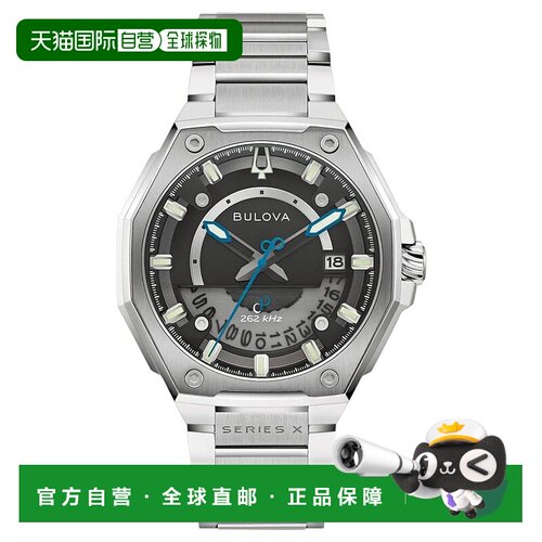 自营Bulova Men's Precisionist Black Dial Watch - black 美国