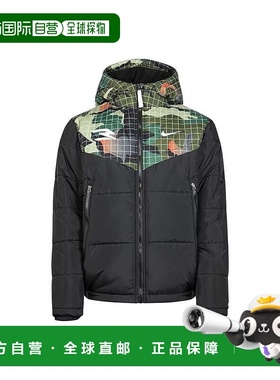 自营Nike 3BRAND Stadium Puffer Jacket Boys  Black Long Sleev