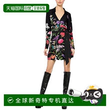自营 alice + oliviaalice+olivia Millicent连衣裙-黑色 美国奥