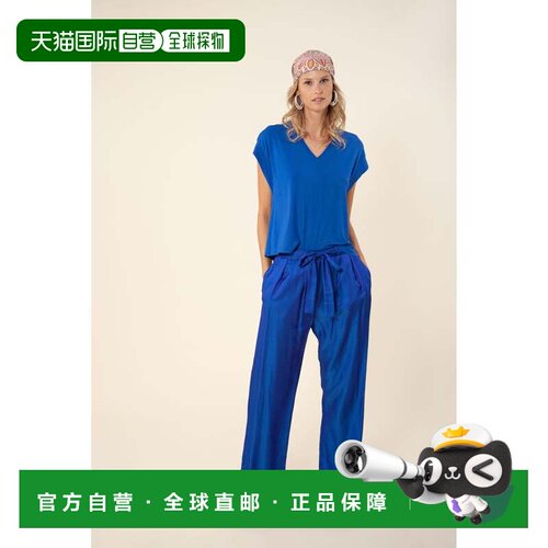 自营hale bobSindy Solid Jersey Top - blue 美国奥莱直发上衣